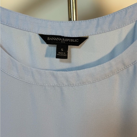 Banana Republic Soft Blue Top Women’s Small - Picture 3 of 3